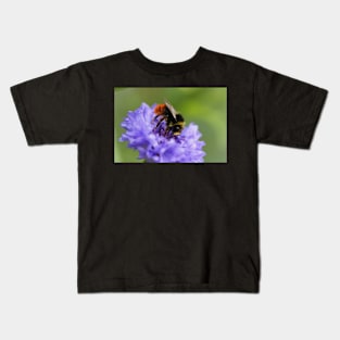 Double Blue Cornflower with Guest Kids T-Shirt